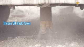 Hoe werkt een tricone-bit op de mijne?